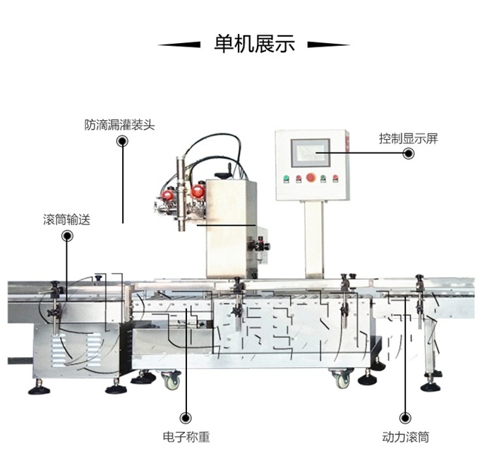 機(jī)油電子稱重灌裝封口機(jī)